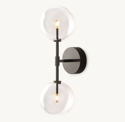 Glass Globe Linear Sconce