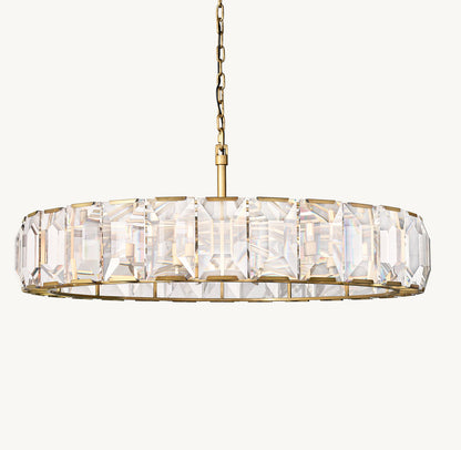 Harlow Crystal Round Chandelier 60"
