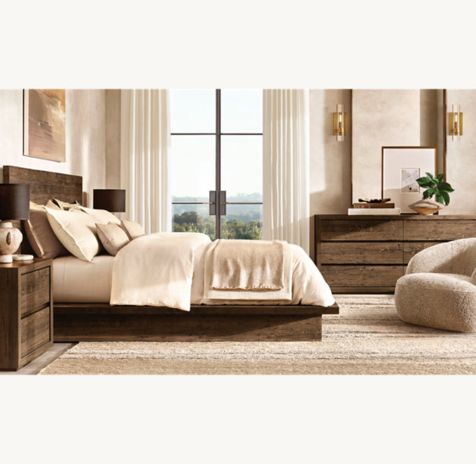 Drifted Reclaimed Oak 6-Drawer Dresser