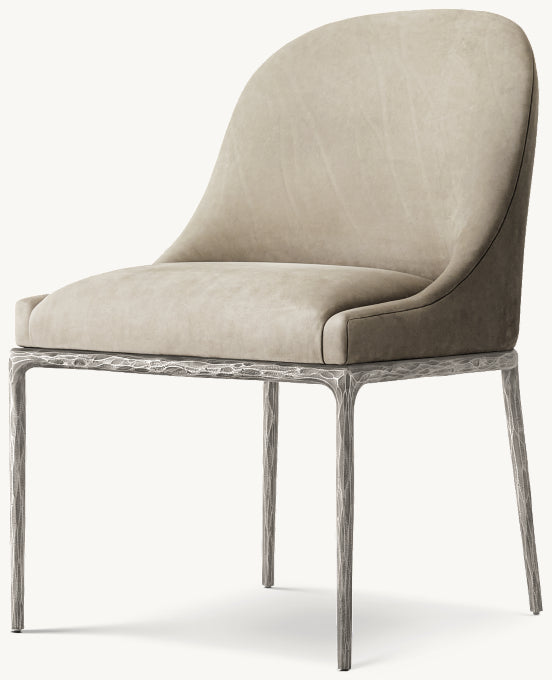 Thaddeus Slope Leather Dining Side Chair