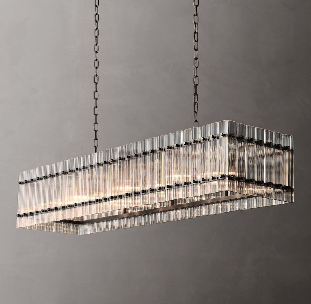 San Marco Rectangular Chandelier 54"