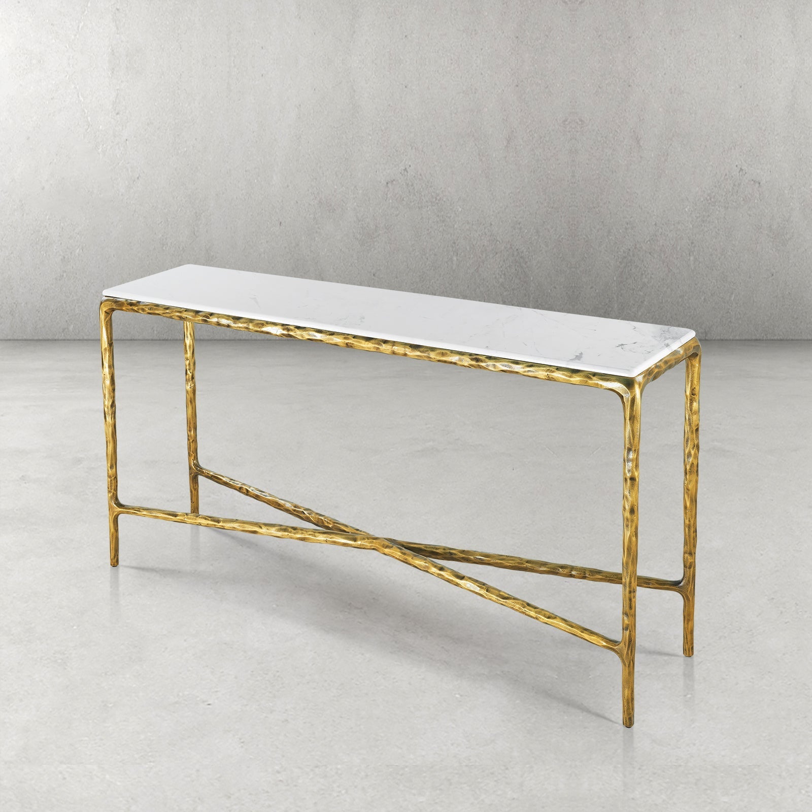 Thaddeus Marble Console Table 60"/72"W