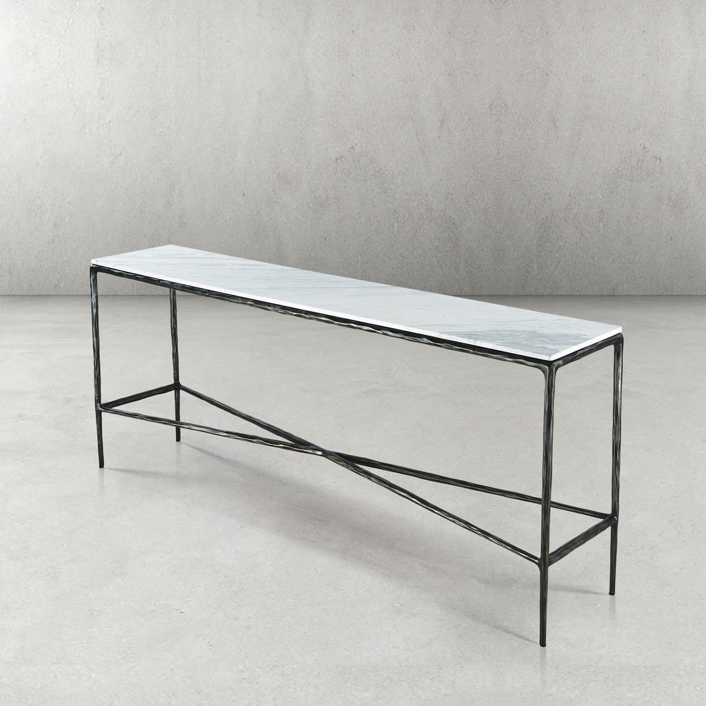 Thaddeus Marble Console Table 60"/72"W