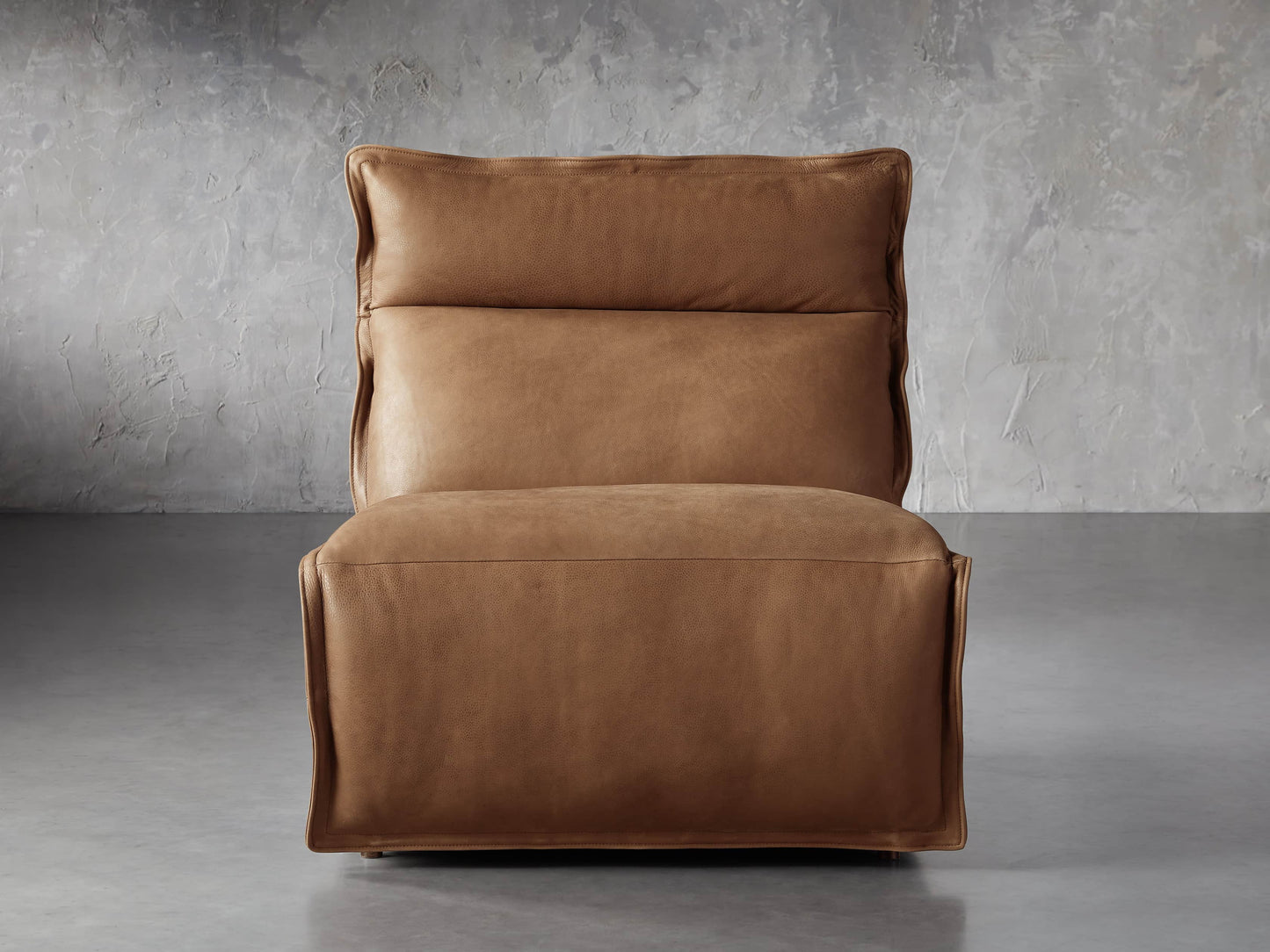 Rowland Leather High-Back Armless Motion Recliner