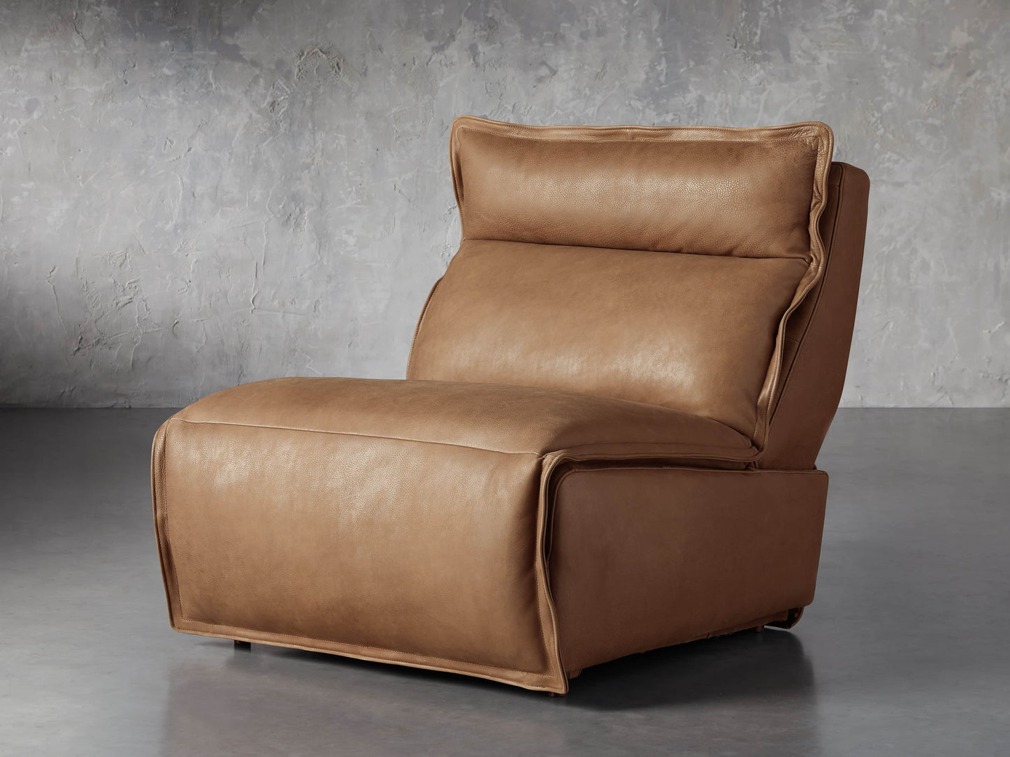 Rowland Leather High-Back Armless Motion Recliner