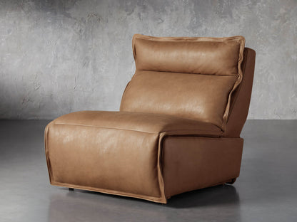 Rowland Leather High-Back Armless Motion Recliner