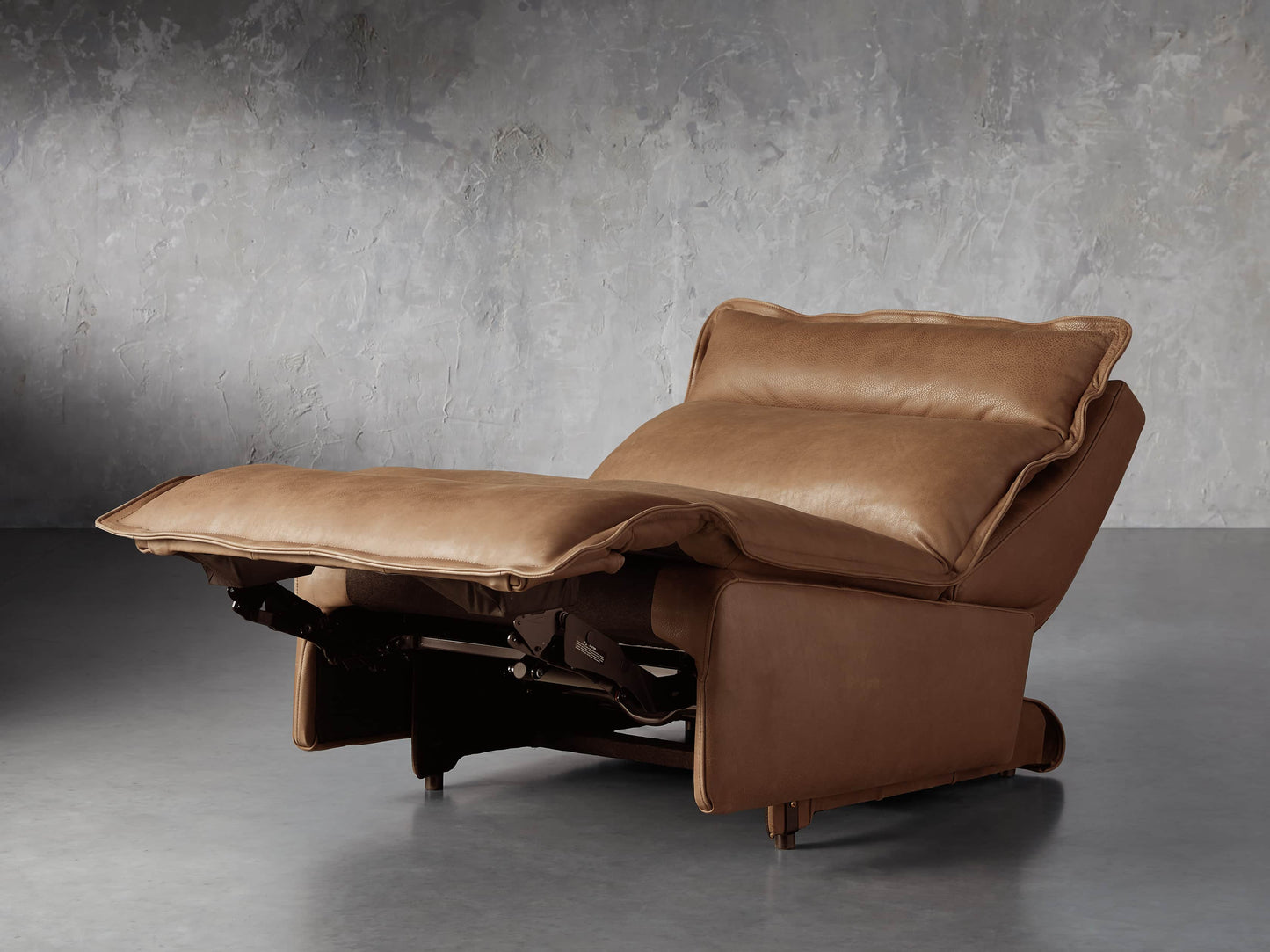 Rowland Leather High-Back Armless Motion Recliner