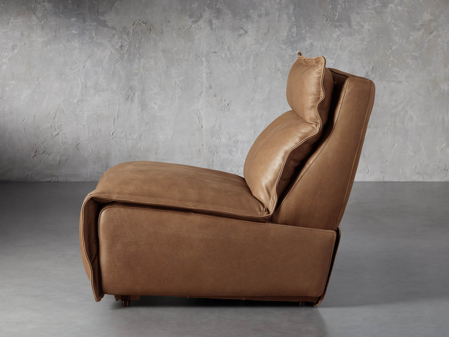 Rowland Leather High-Back Armless Motion Recliner