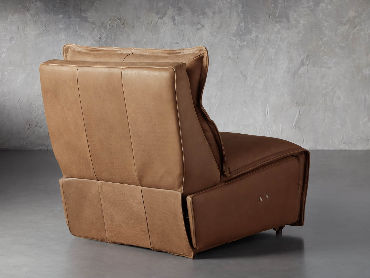 Rowland Leather High-Back Armless Motion Recliner