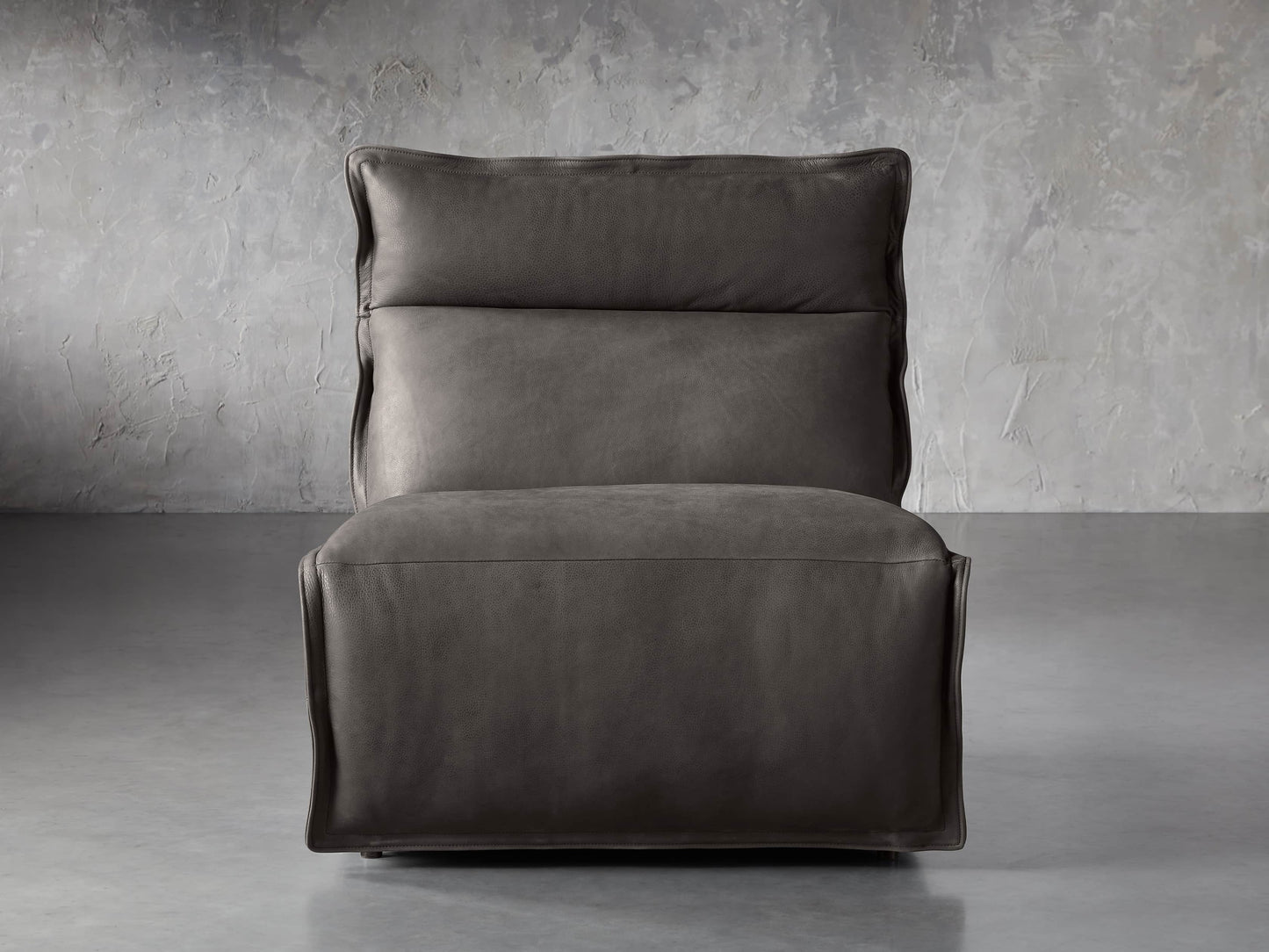 Rowland Leather High-Back Armless Motion Recliner