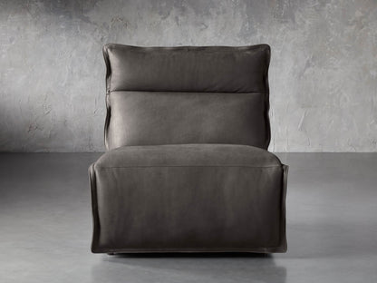 Rowland Leather High-Back Armless Motion Recliner