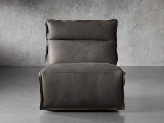 Rowland Leather High-Back Armless Motion Recliner