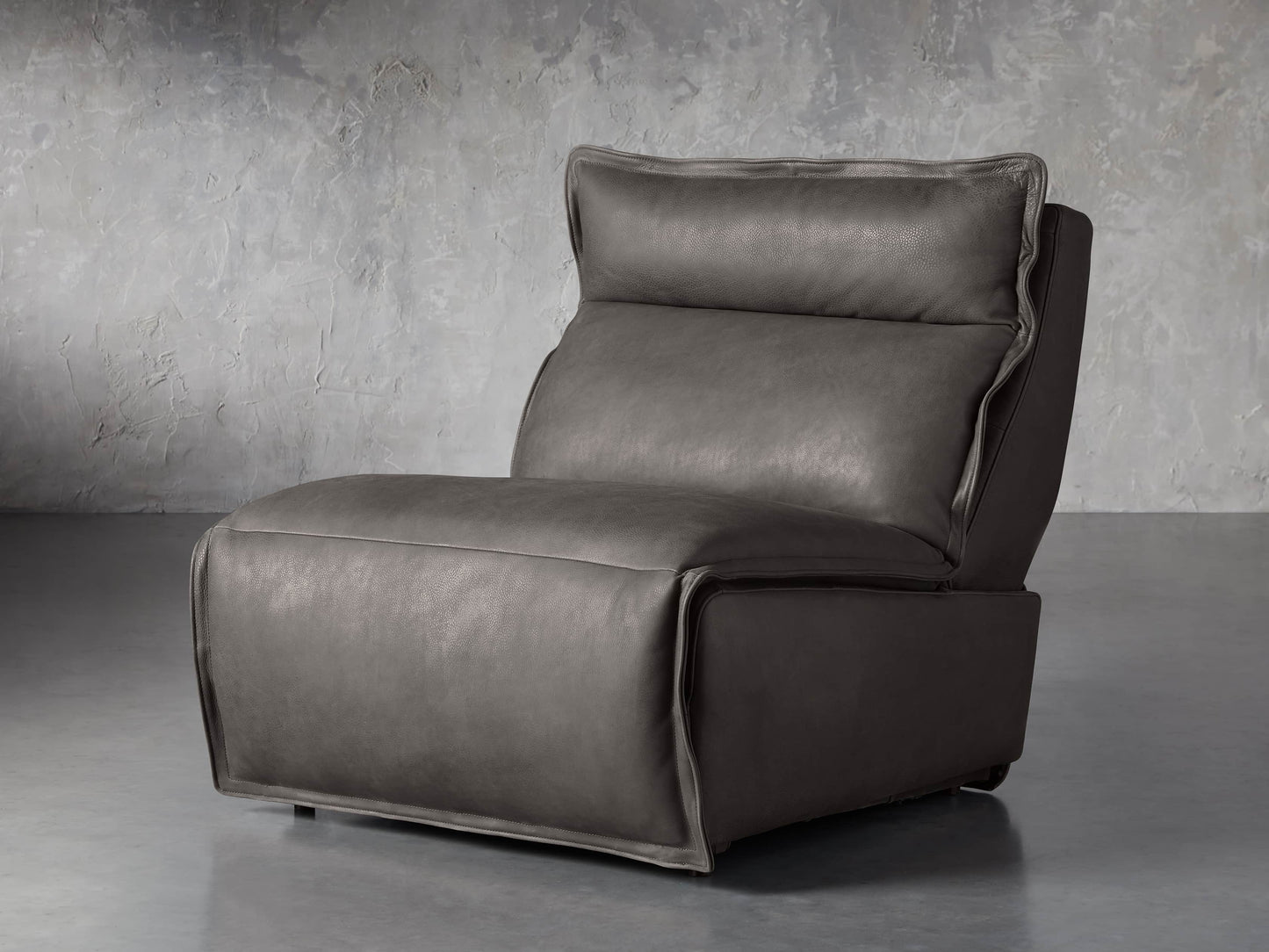 Rowland Leather High-Back Armless Motion Recliner