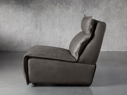 Rowland Leather High-Back Armless Motion Recliner