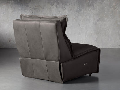 Rowland Leather High-Back Armless Motion Recliner