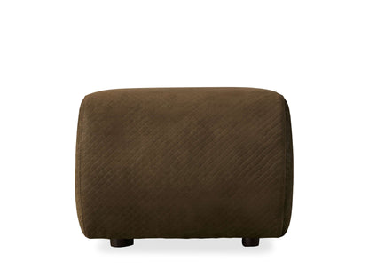 Fresno Leather Ottoman
