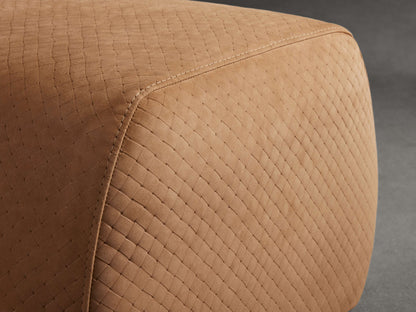 Fresno Leather Ottoman