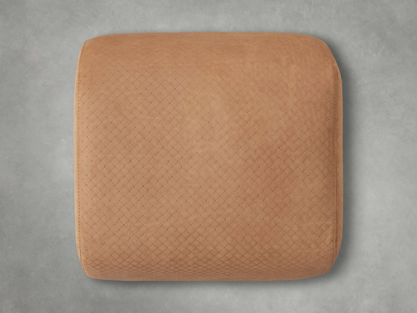 Fresno Leather Ottoman