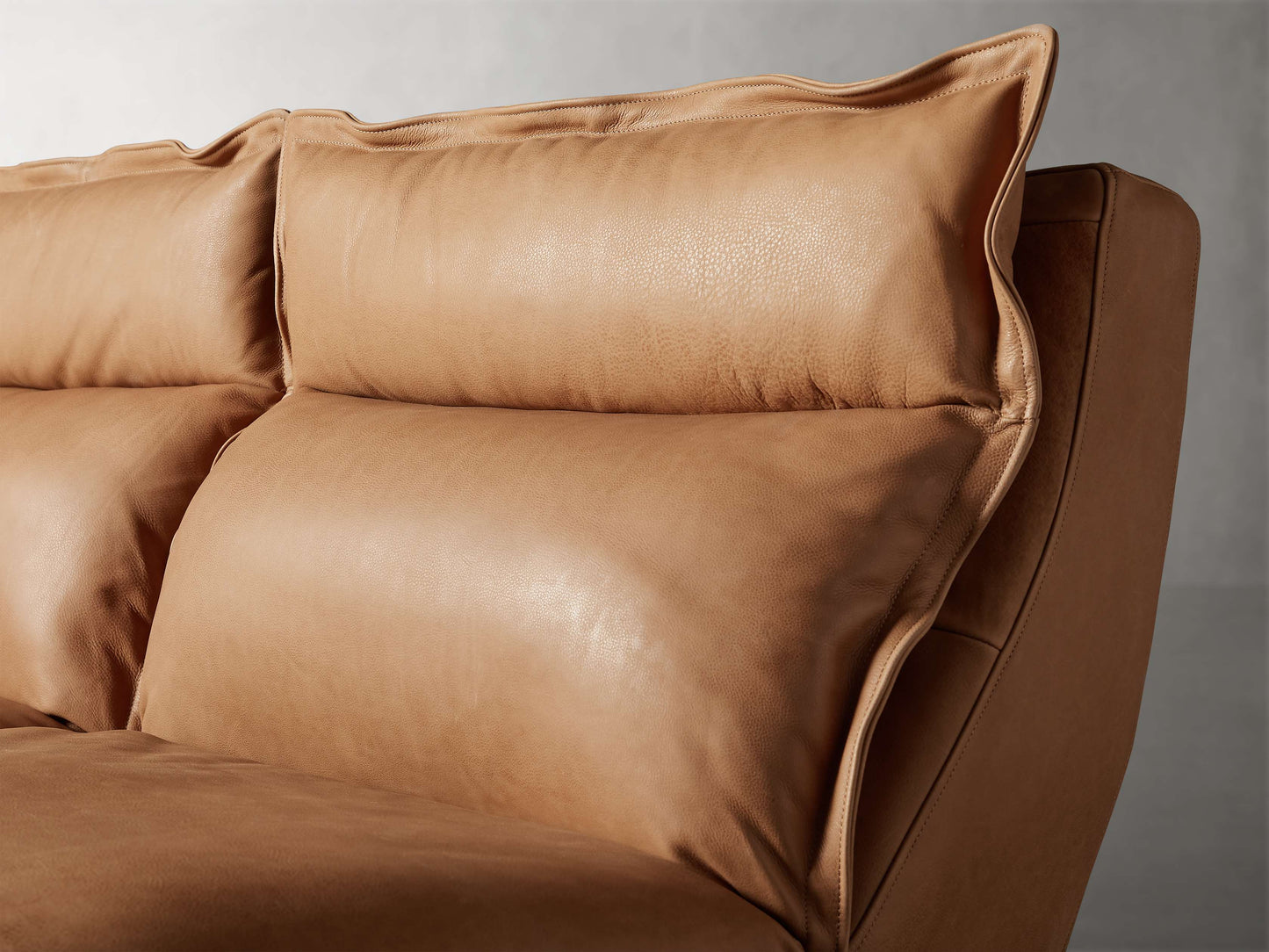 Rowland Leather Six-Piece Motion Sectional