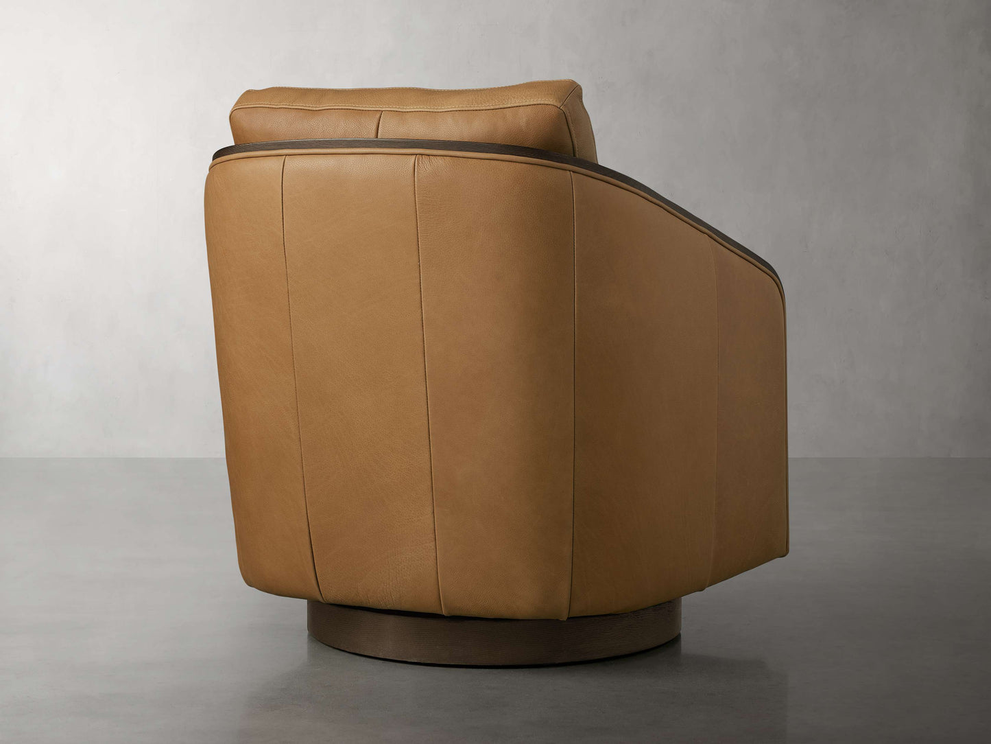Pomona Leather Swivel Chair