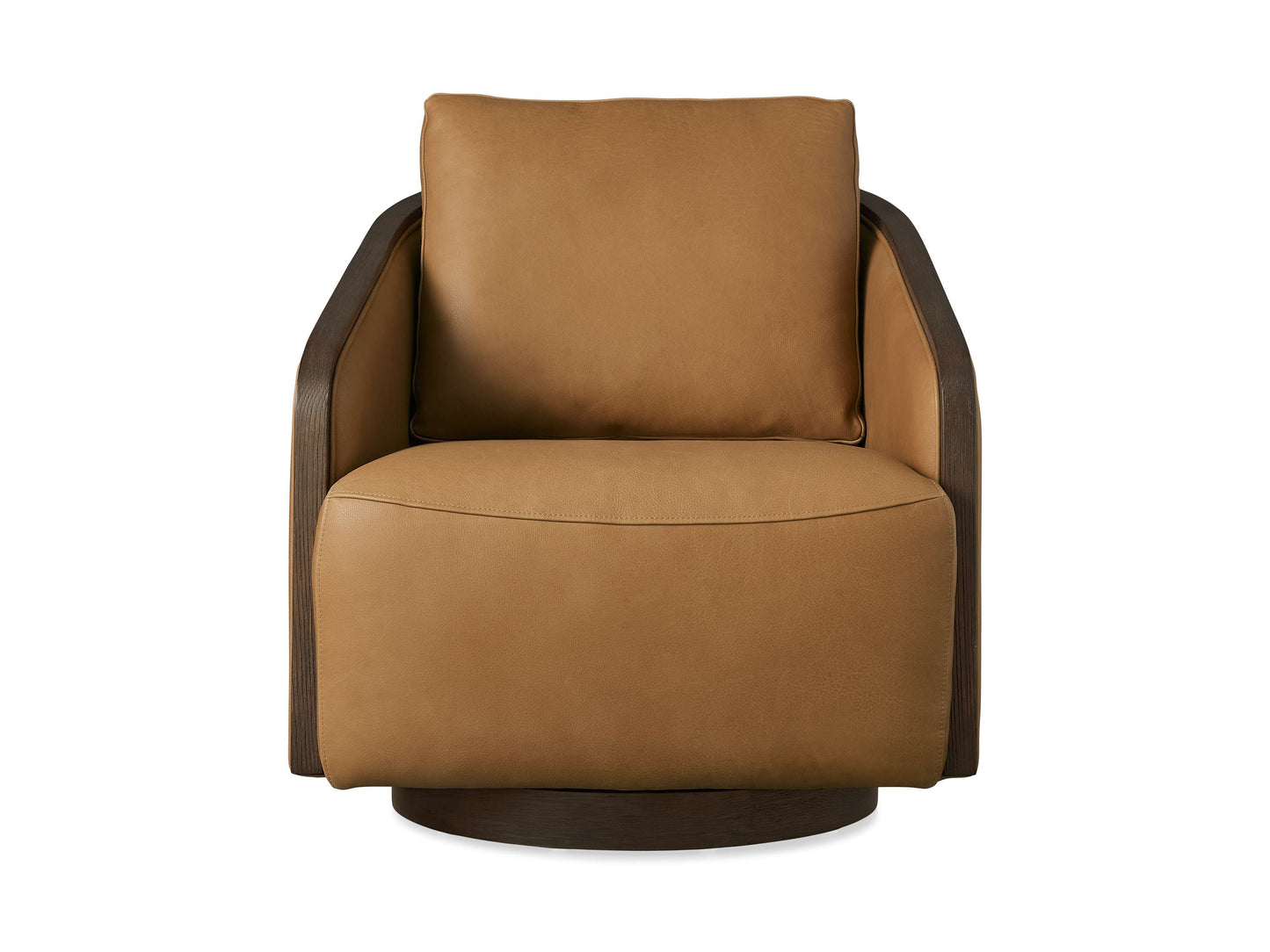 Pomona Leather Swivel Chair