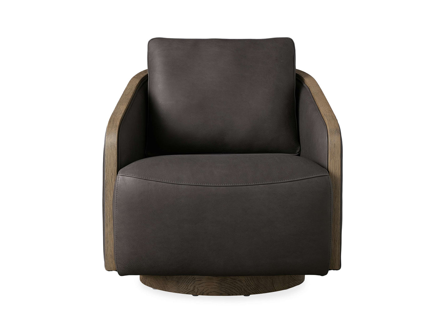 Pomona Leather Swivel Chair