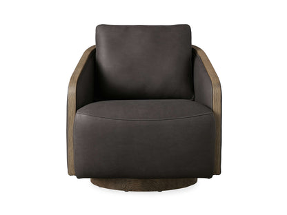 Pomona Leather Swivel Chair