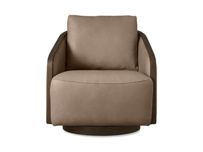 Pomona Leather Swivel Chair
