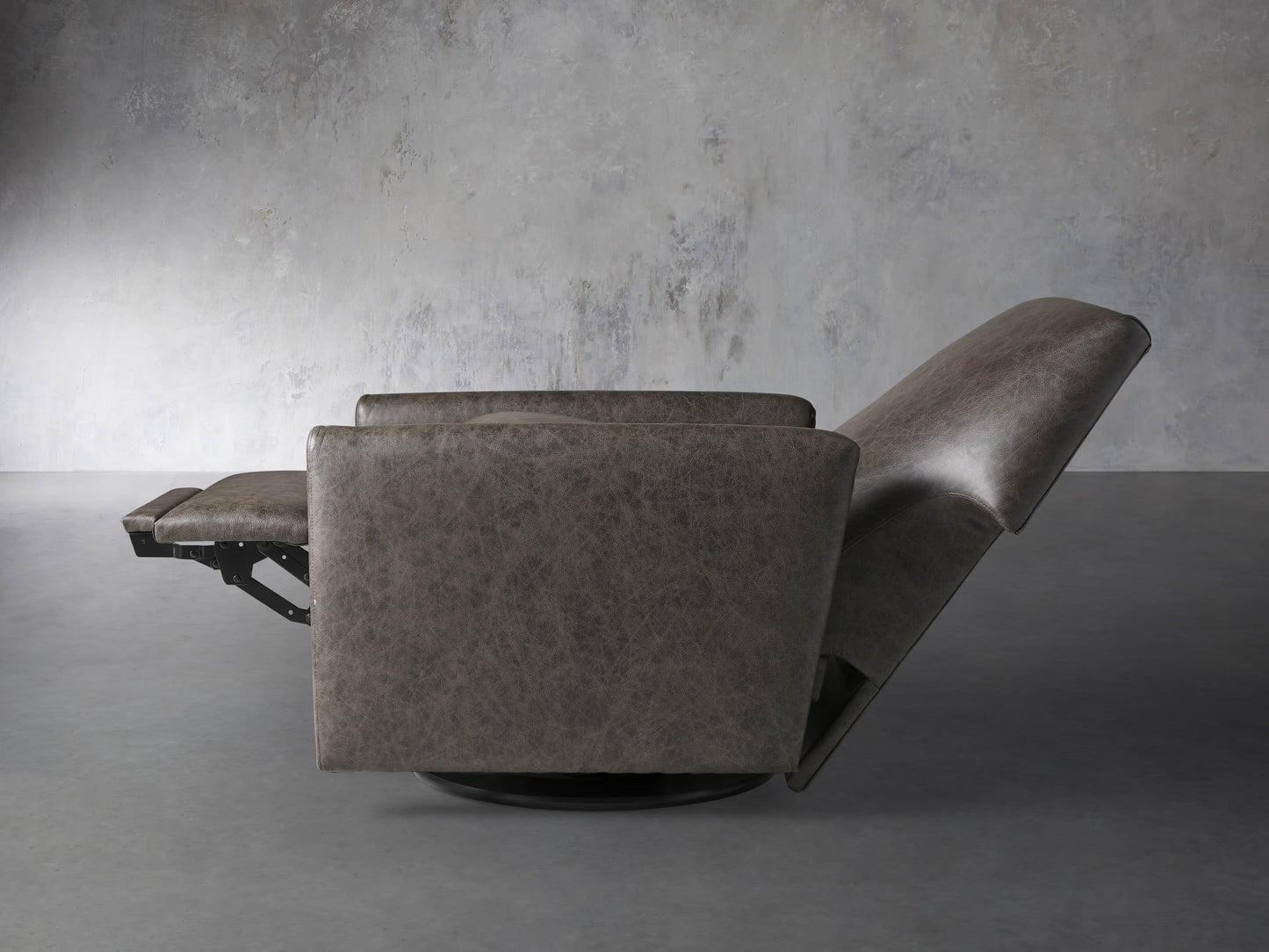 Harvey Leather Swivel Recliner