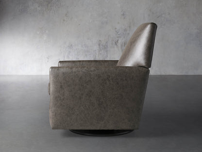 Harvey Leather Swivel Recliner