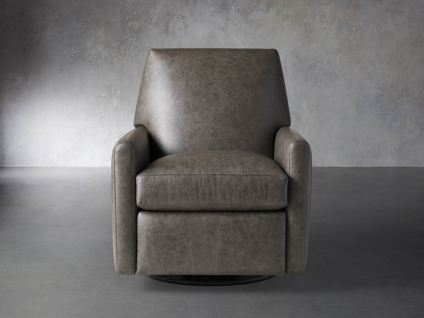 Harvey Leather Swivel Recliner