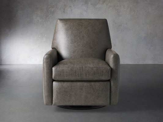 Harvey Leather Swivel Recliner