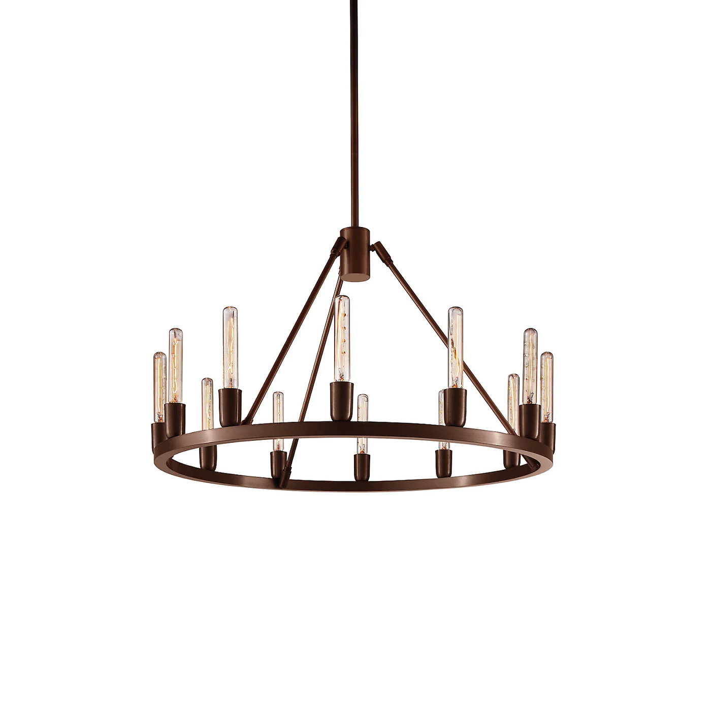 Camo Round Chandelier 60cm