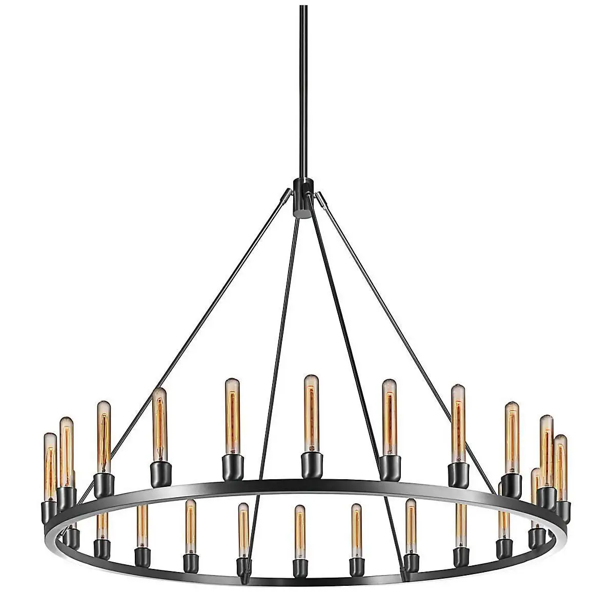 Camo Round Chandelier 60cm