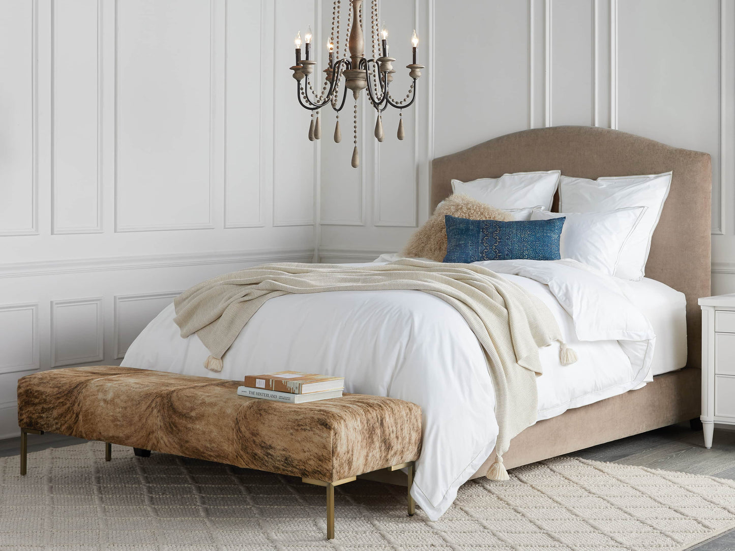 Tilton Hair on Hide Bench