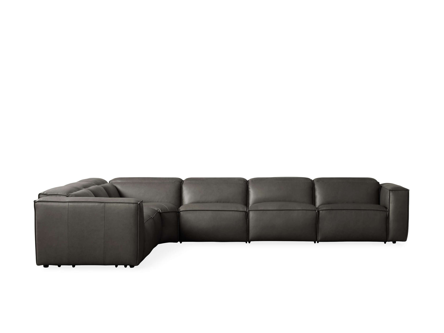 Coburn Leather Six Piece Motion Sectional