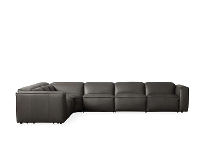 Coburn Leather Six Piece Motion Sectional