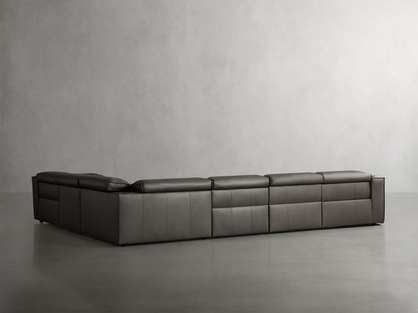 Coburn Leather Six Piece Motion Sectional