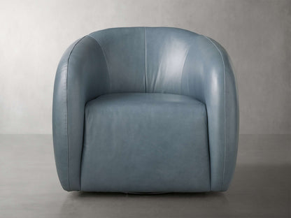 Fresno Leather Swivel Chair