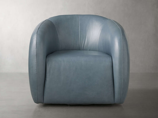 Fresno Leather Swivel Chair