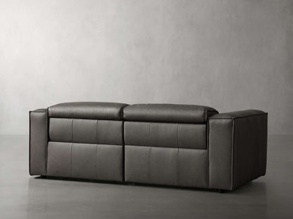 Coburn Leather Two-Piece Motion Sofa
