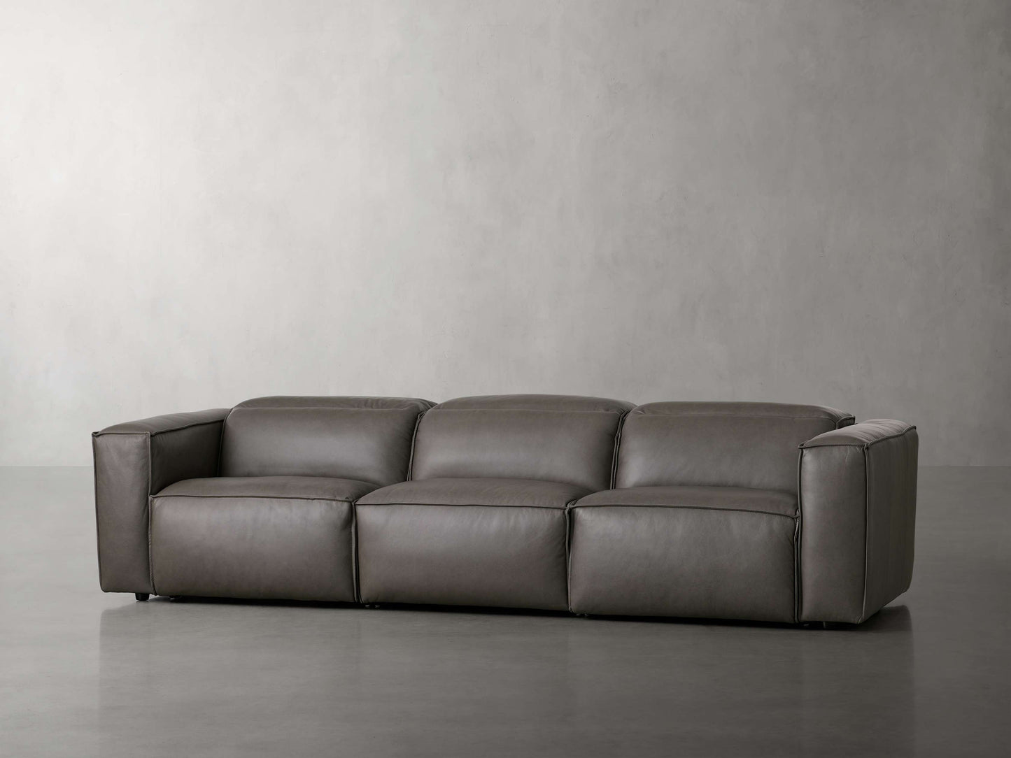 Coburn Leather Three-Piece Motion Sofa