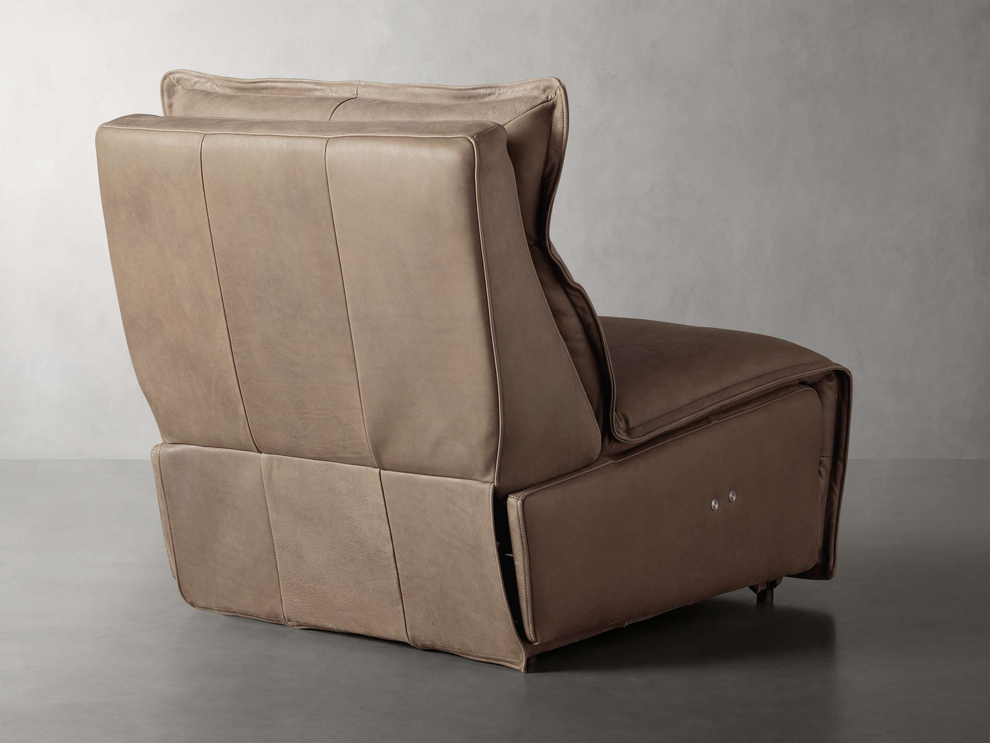 Rowland Leather High-Back Armless Motion Recliner