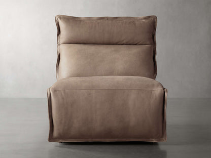 Rowland Leather High-Back Armless Motion Recliner