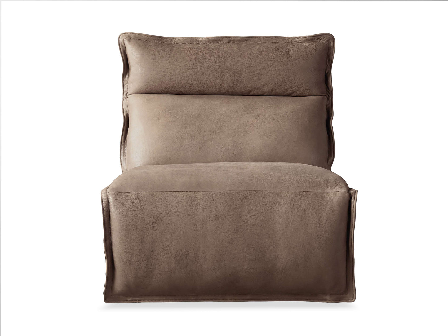 Rowland Leather High-Back Armless Motion Recliner