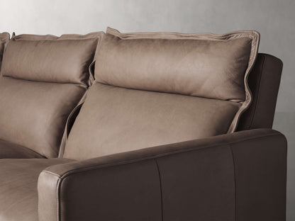 Rowland Leather Six-Piece Motion Sectional