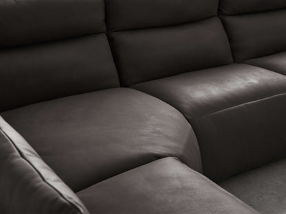 Rowland Tailored Leather Five-Piece Motion Corner Sectional
