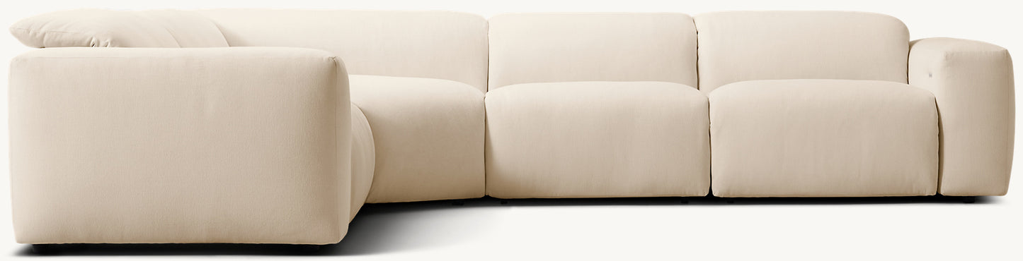 Blake Recliner Modular 4-piece L-Sectional