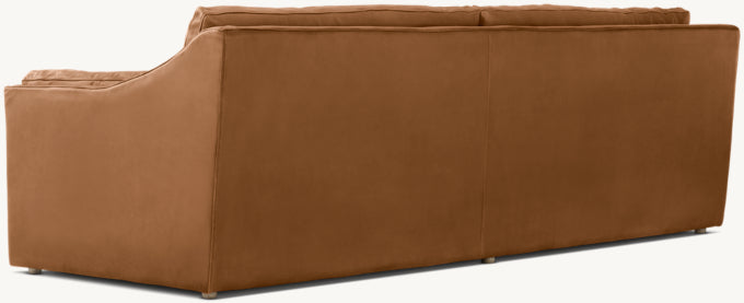 Cloud Leather Slope Arm Sofa