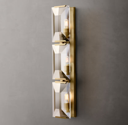 Harlow Crystal Triple Sconce